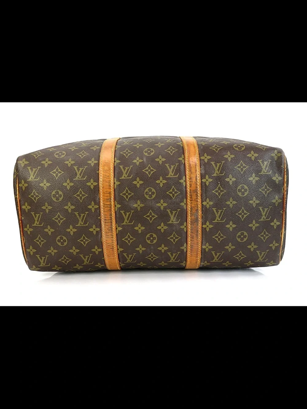 Louis Vuitton Brown & Tan Monogram Duffel Bag